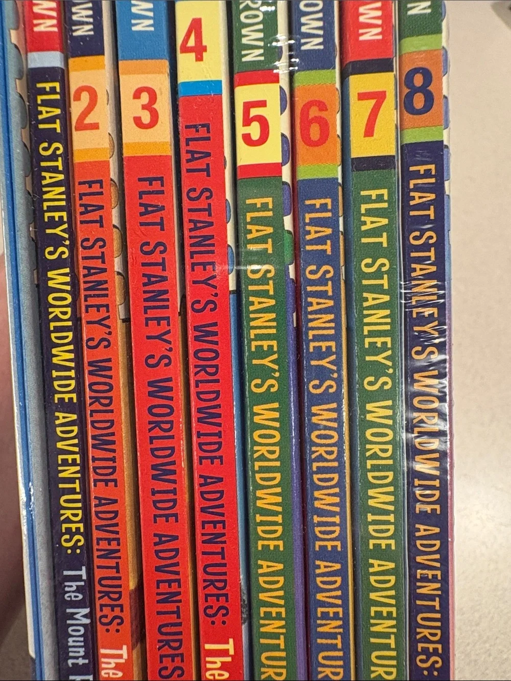 Scholastic Flat Stanley's Worldwide Adventures Boxed Set - sealed in plastic